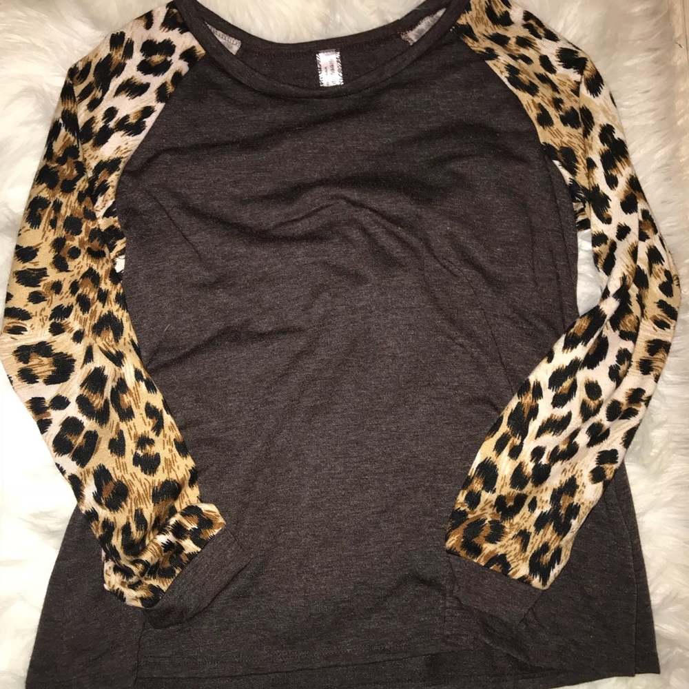 Cheetah and Brown Sweater